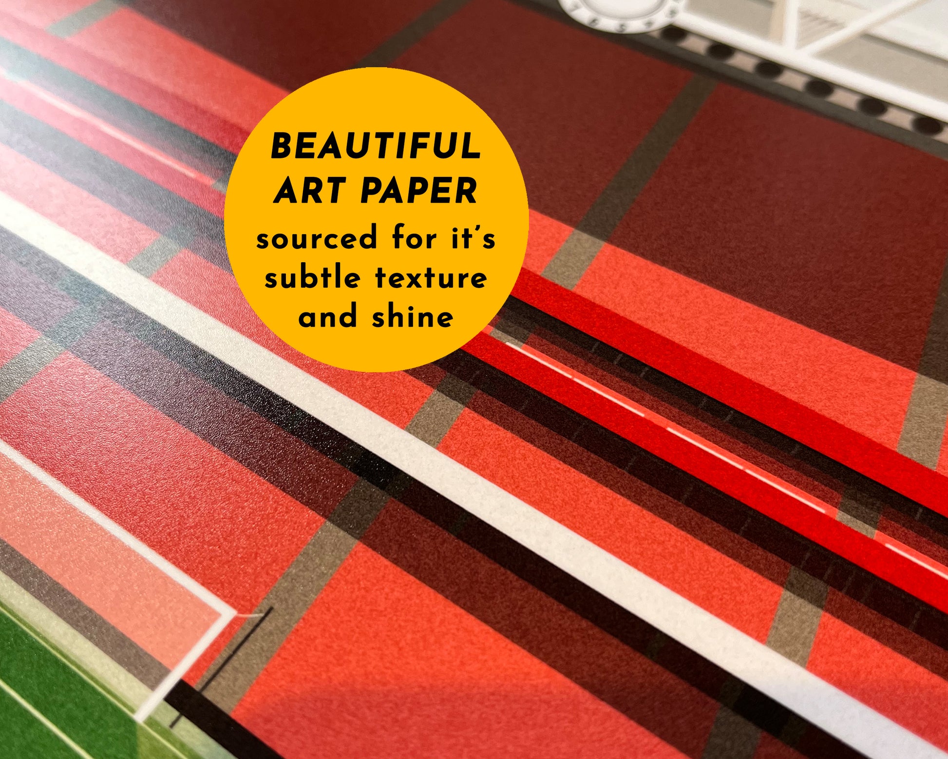 Art paper with subtle texture and shine, labeled 'Beautiful Art Paper'.