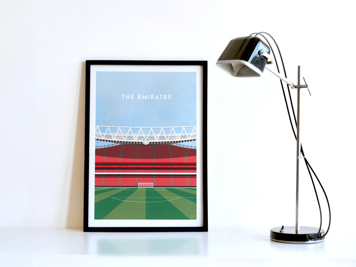 Arsenal Football Stadium The Emirates Art Print Turf Football Art