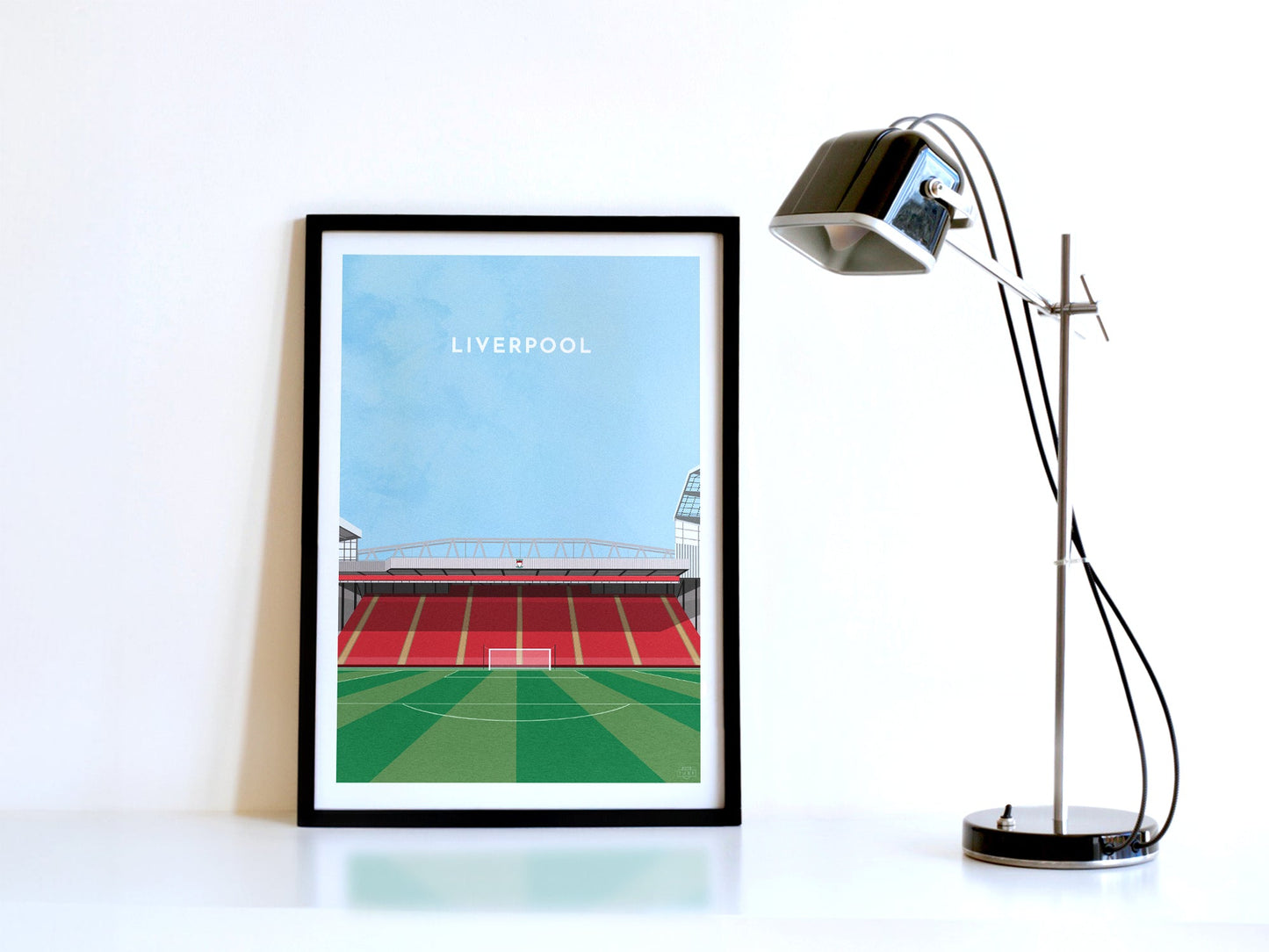 Liverpool Football Anfield Stadium Art Print Turf Football Art