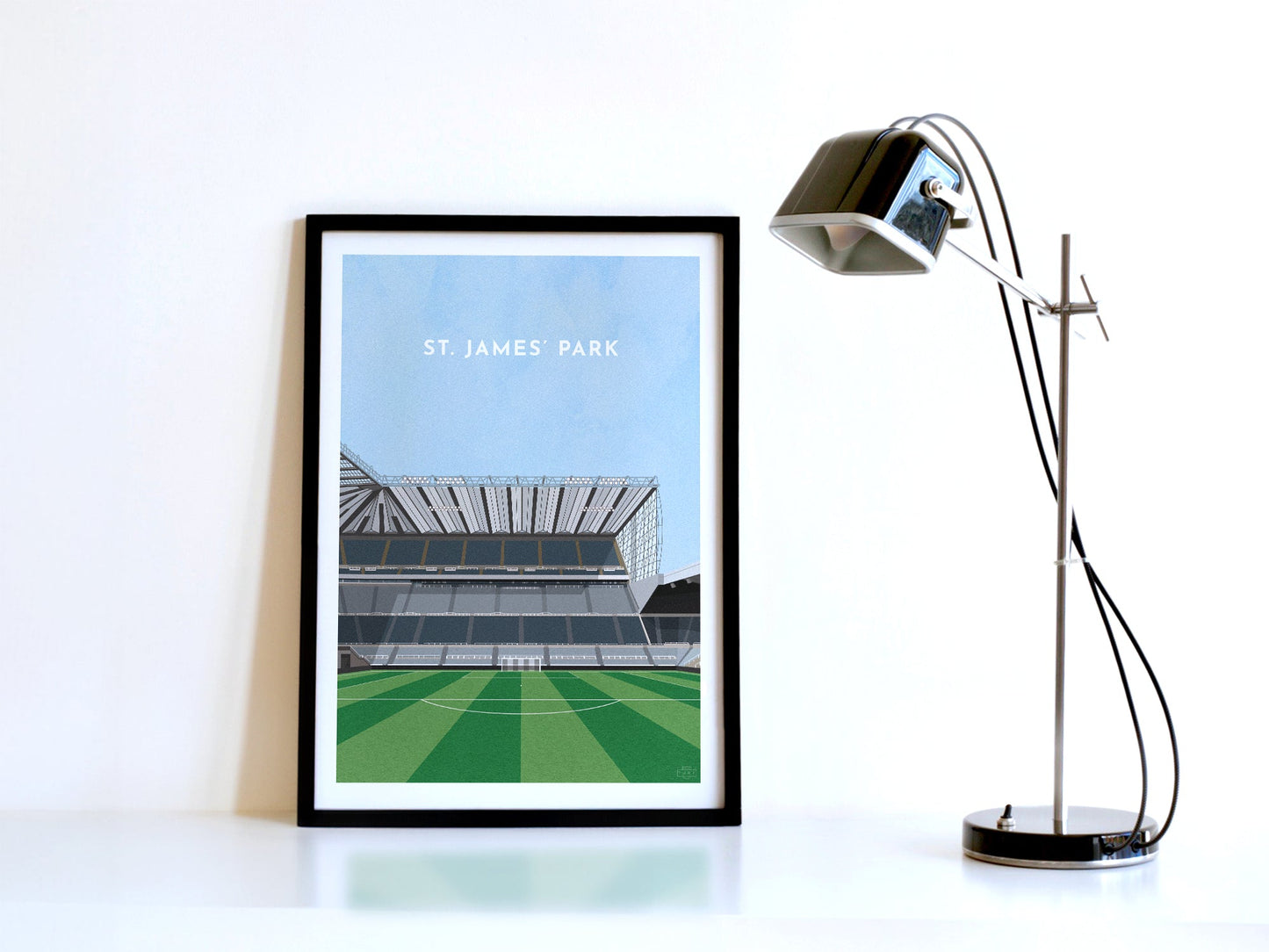 Newcastle Utd Football St James' Park Art Print Turf Football Art