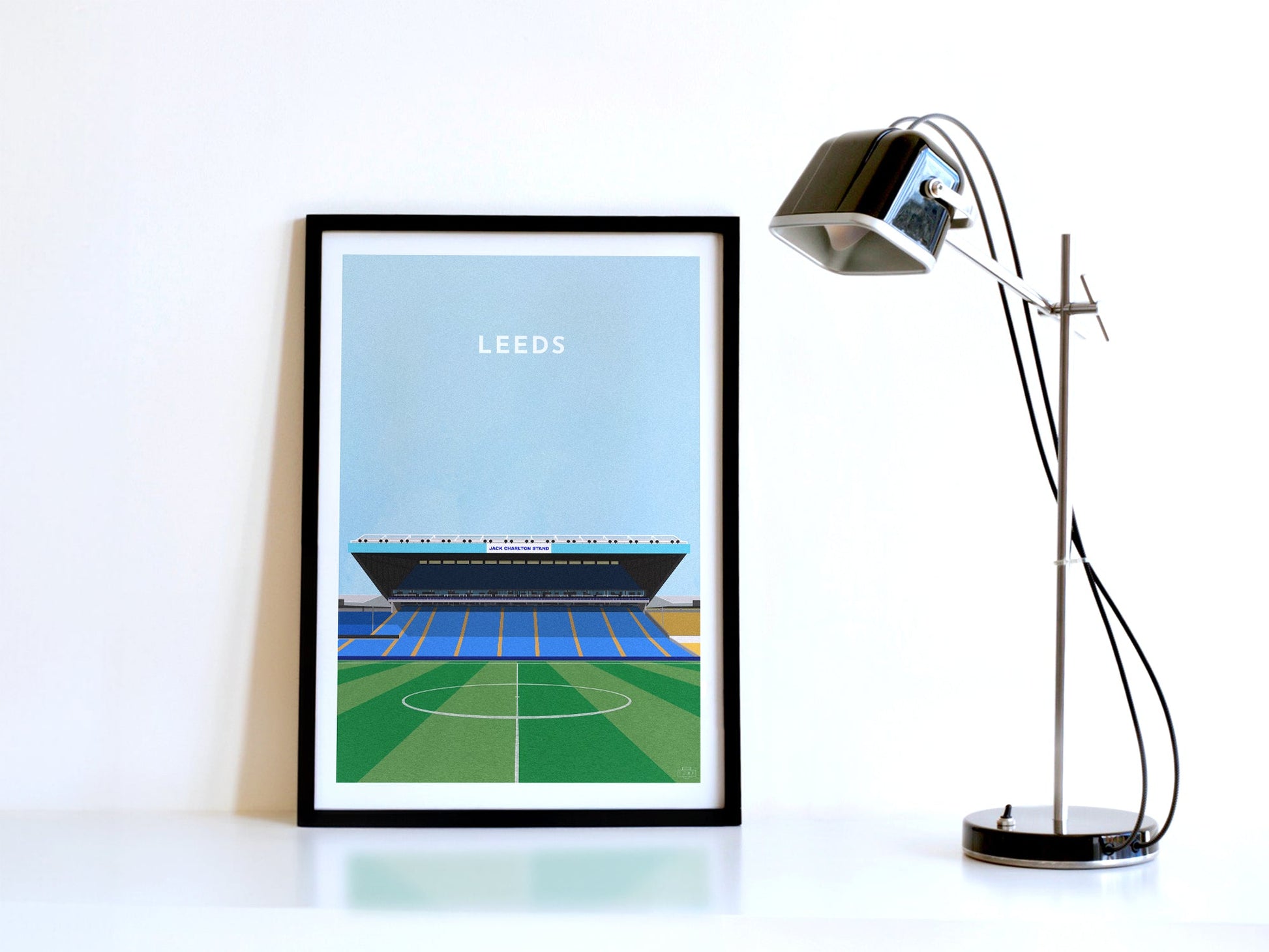 Leeds Utd Football Elland Road Stadium Art Print Turf Football Art