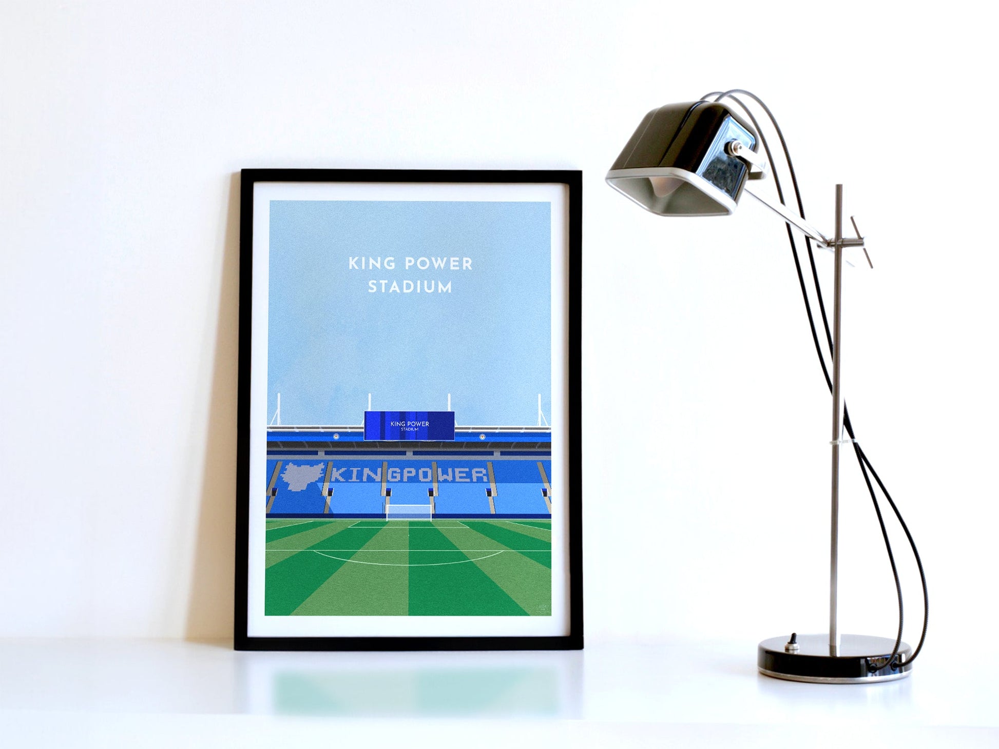 Leicester City Football King Power Stadium Art Print Turf Football Art