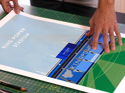 Leicester City Football King Power Stadium Art Print Turf Football Art