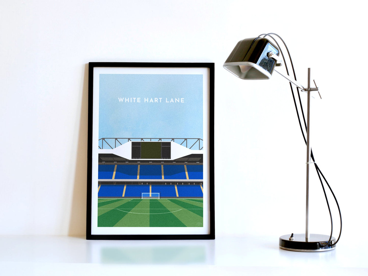 Tottenham Football White Hart Lane Art Print Turf Football Art