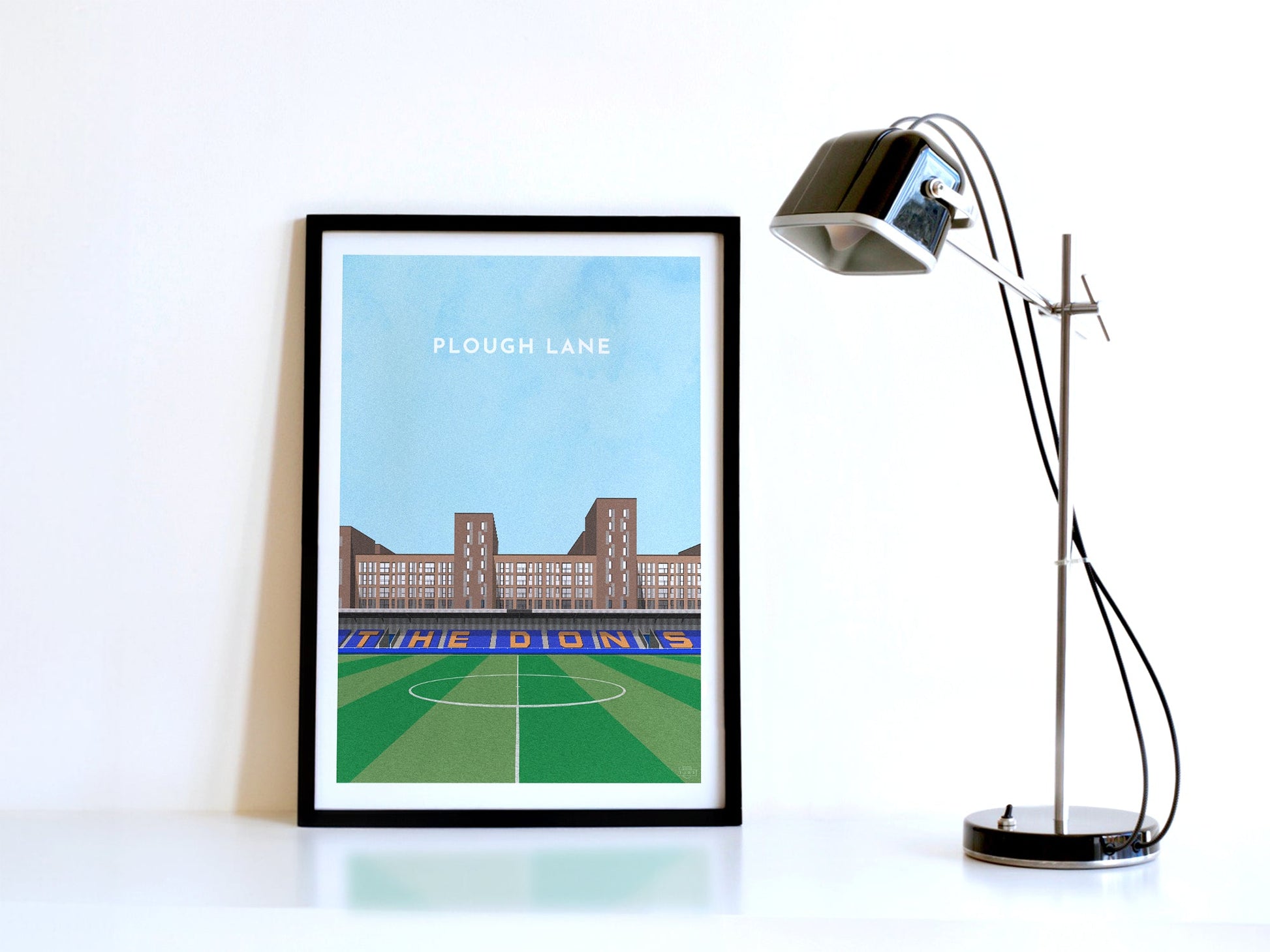 Wimbledon Football Plough Lane Stadium Art Print Turf Football Art