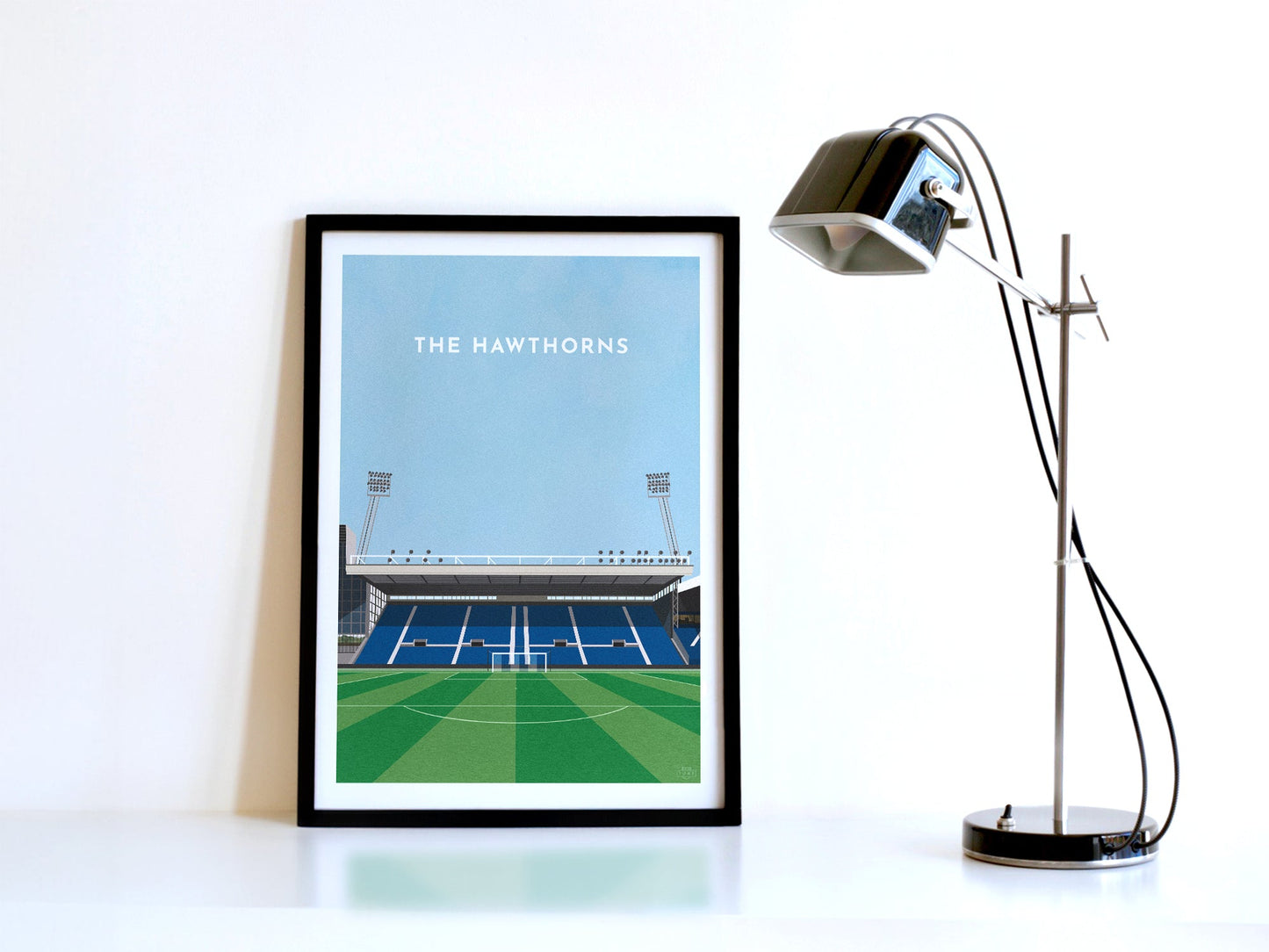 West Brom Football The Hawthorns Stadium Art Print Turf Football Art