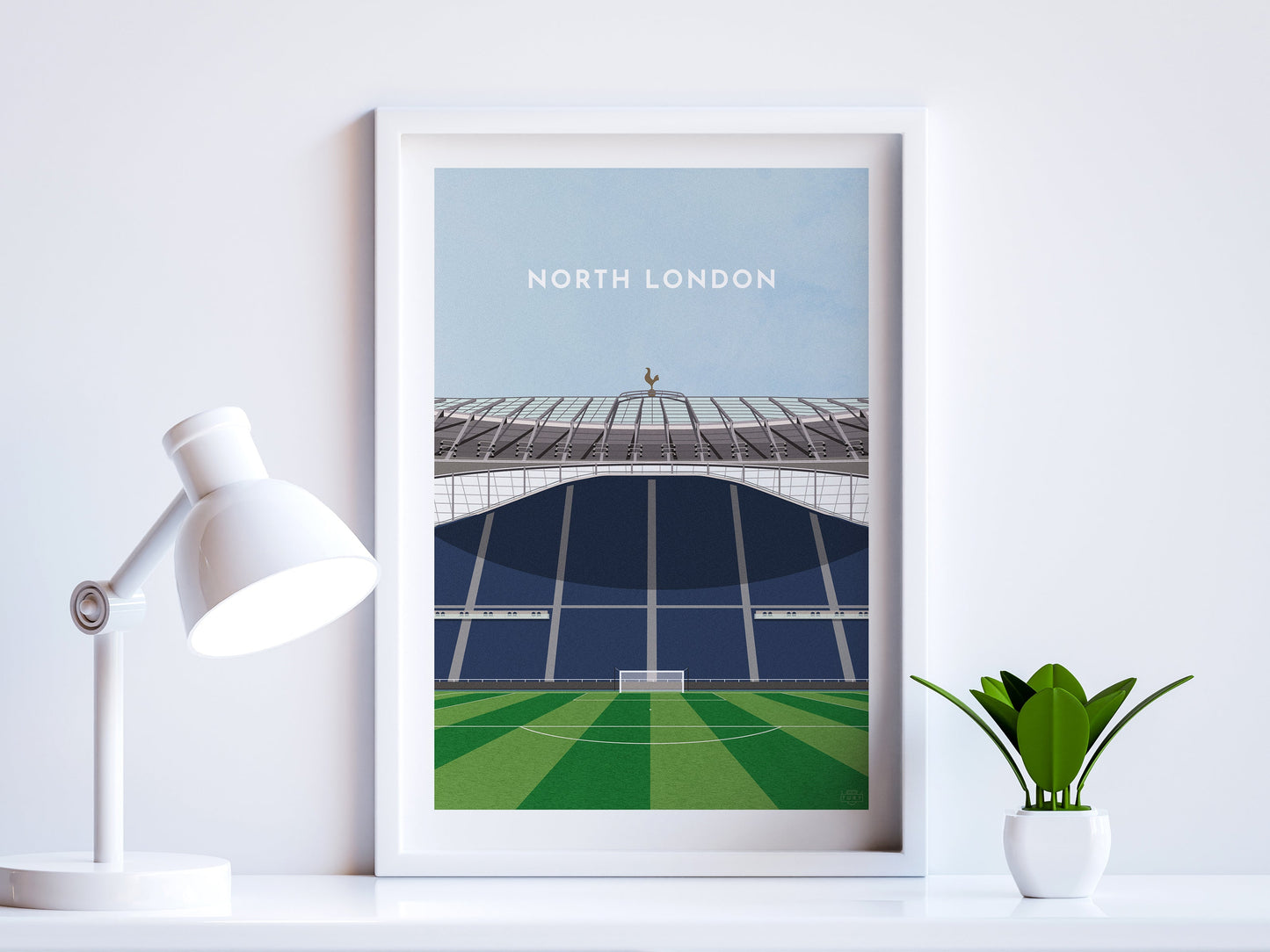Tottenham Hotspur Stadium Football Art Print Turf Football Art