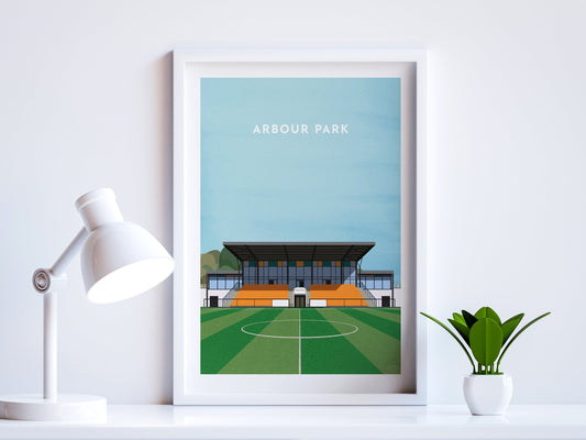 Slough Town Football Arbour Park Art Print Turf Football Art
