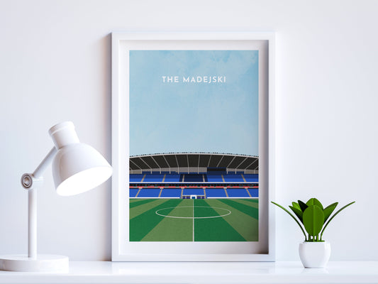 Reading Football Madejski Stadium Art Print Turf Football Art