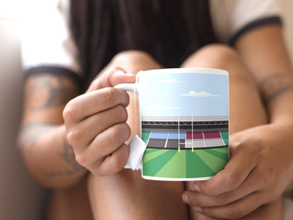 Harlequins Gift - The Stoop Mug Present - Home Office Gifts - Best Gift for Him Her - 40th Birthday Gift - Turf Football Art